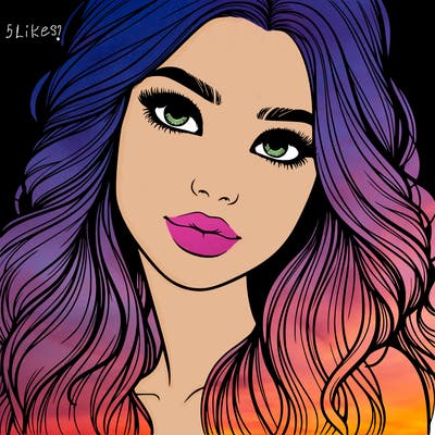 beautiful realistic girl