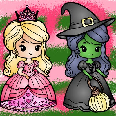 princess as a witch