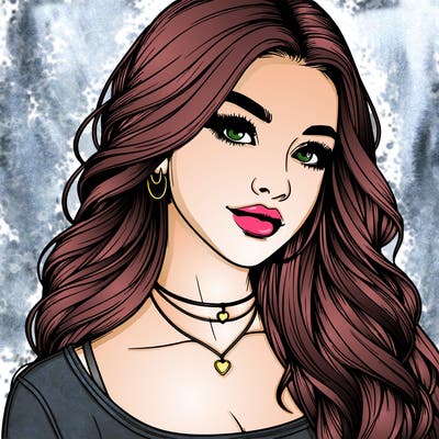 detailed realistic girl