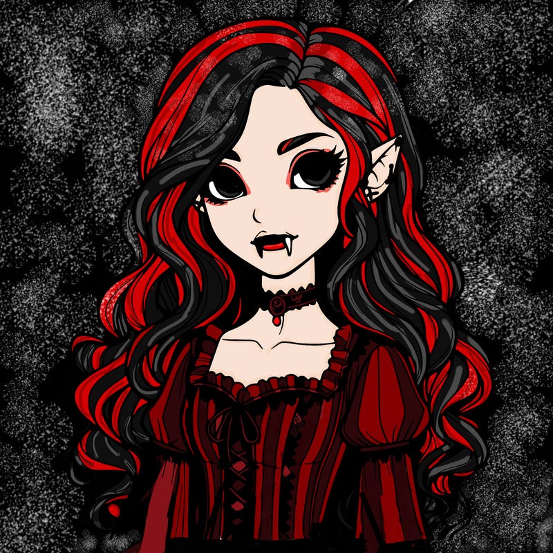 realistic vampire girl