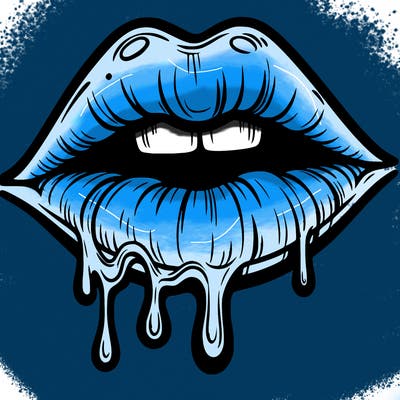 lips that look realistic and drip