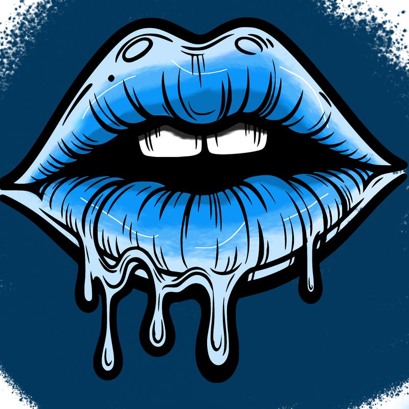 lips that look realistic and drip