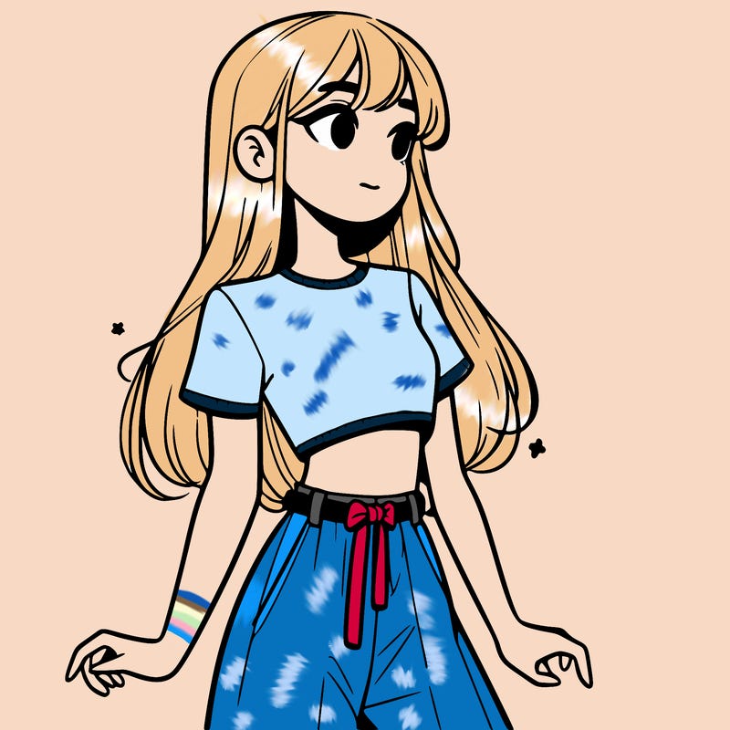 girl in a cute crop top