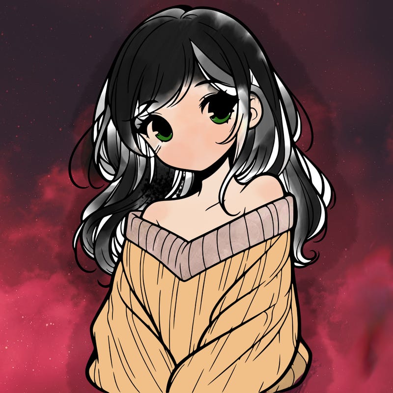 shy pretty girl wearing a sweater that is falling off one shoulder portrait