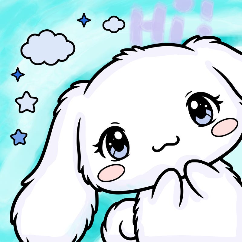 anime cinnamoroll cute fluffy