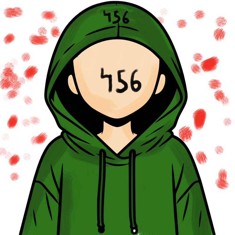 faceless girl in hoodie