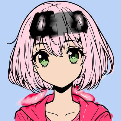 anime girl short hair