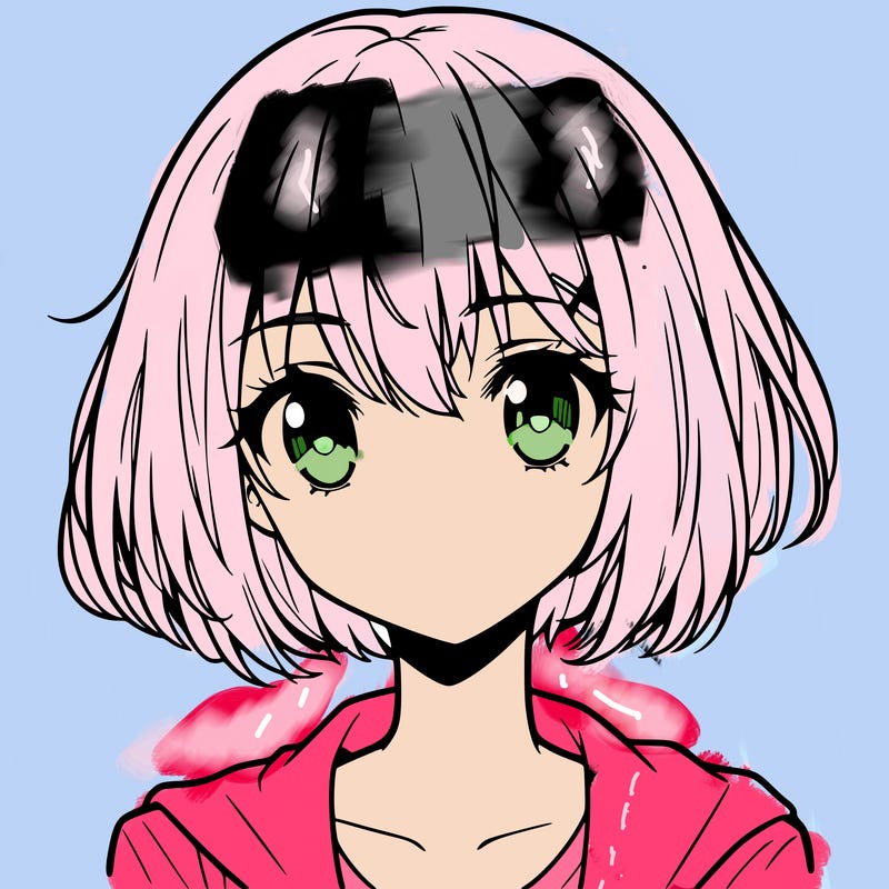 anime girl short hair