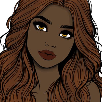 beautiful realistic girl