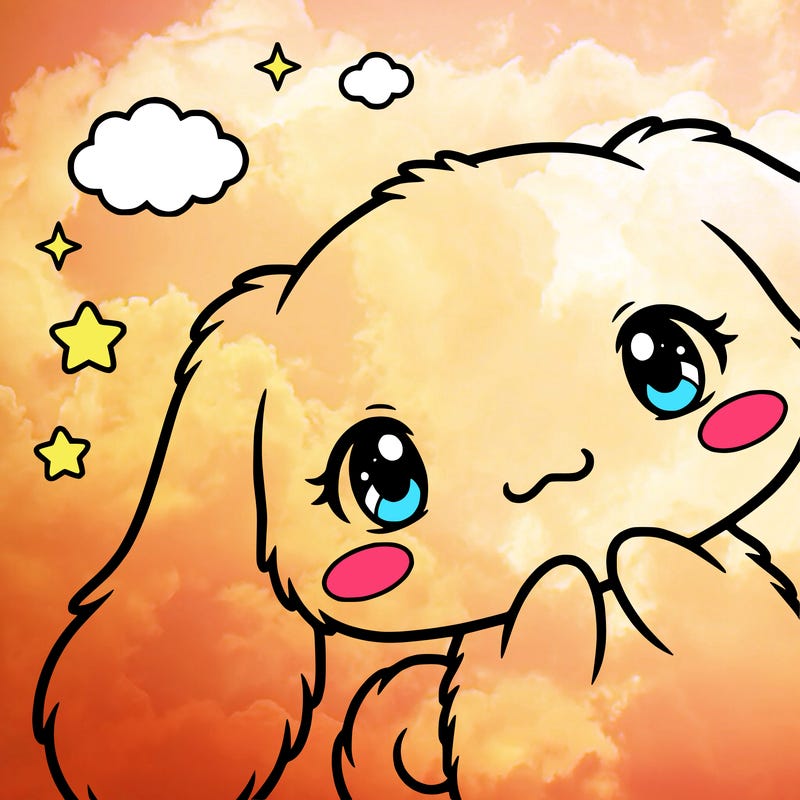 anime cinnamoroll cute fluffy