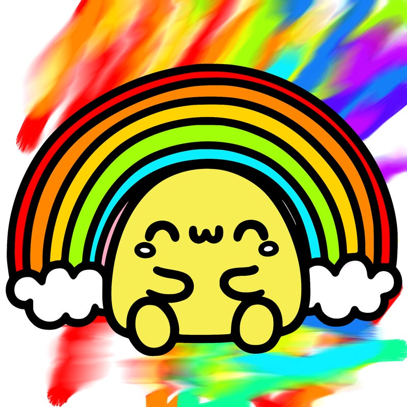 rainbow cute