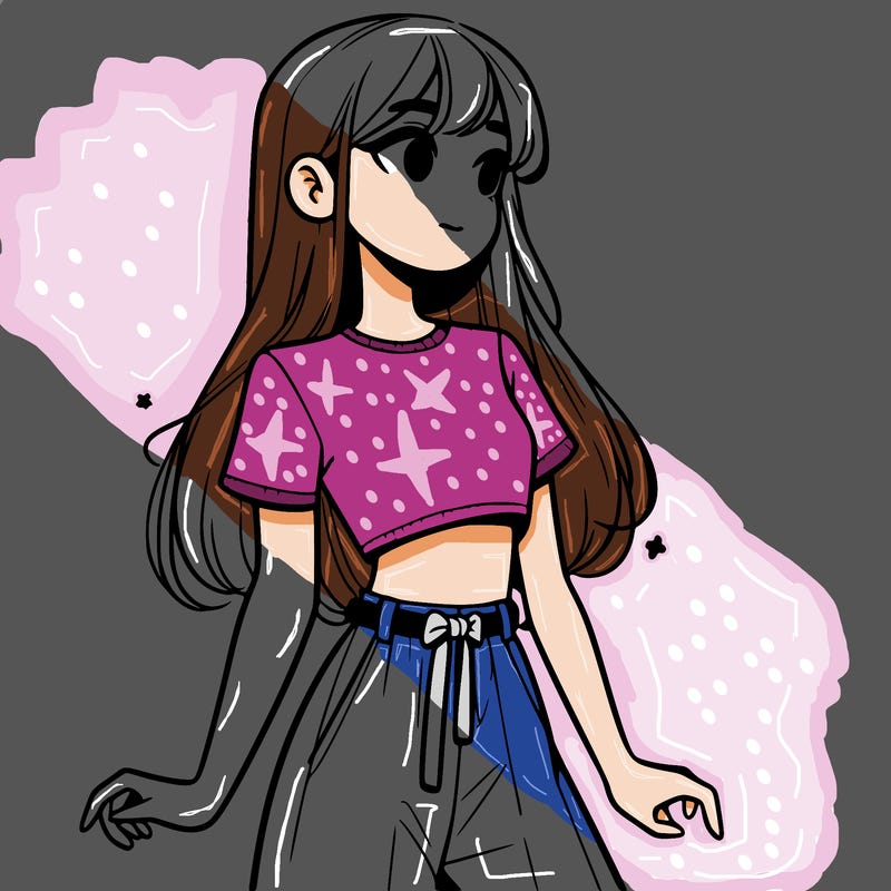 girl in a cute crop top