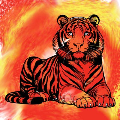 realistic tiger