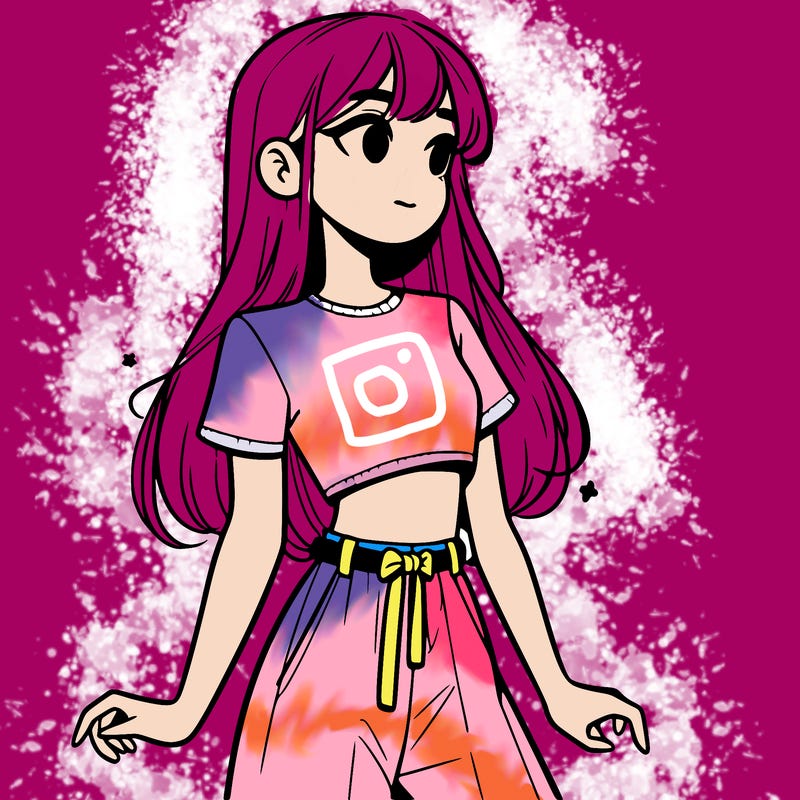 girl in a cute crop top