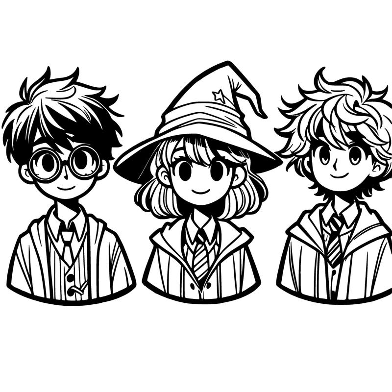 harry potter ron wesley and hermione granger