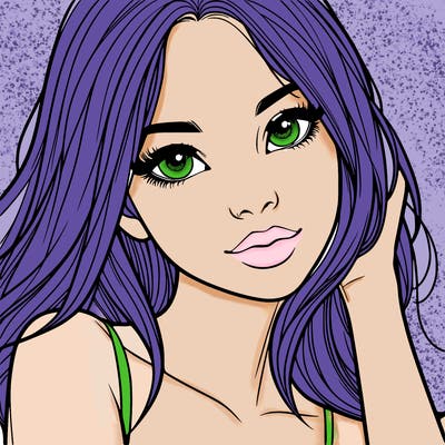 beautiful realistic girl