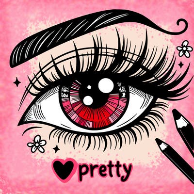 pretty eye