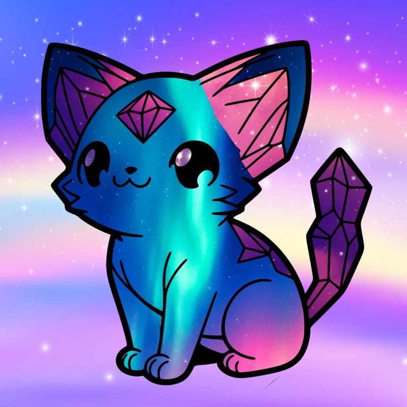 crystal kitten