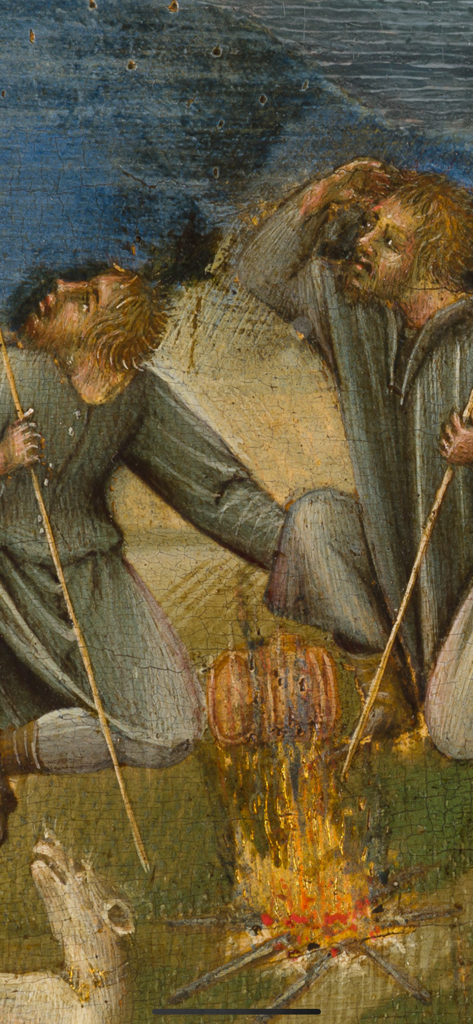SC The Frick Pittsburgh - Close up detail of painting brushstrokes and texture from The Frick Pittsburgh museum app