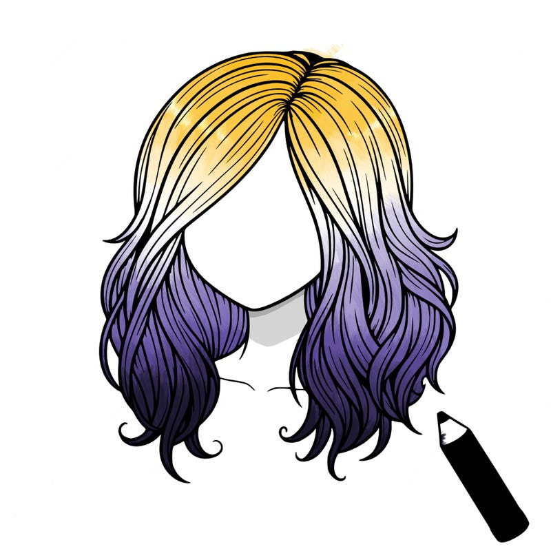 realistic hair