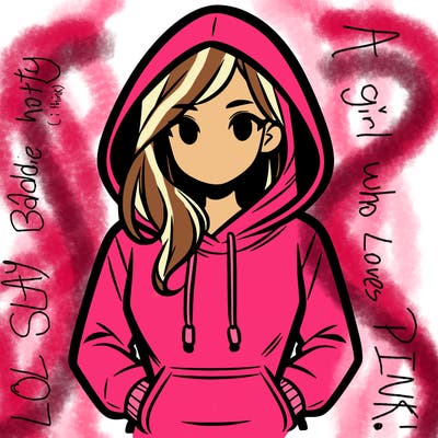a woman wearing a hoodie