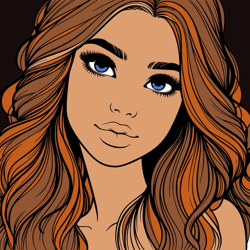 beautiful realistic girl