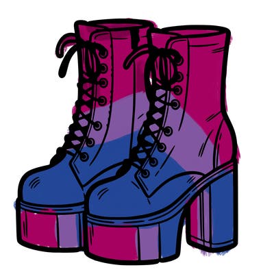 boots with a heel bottom
