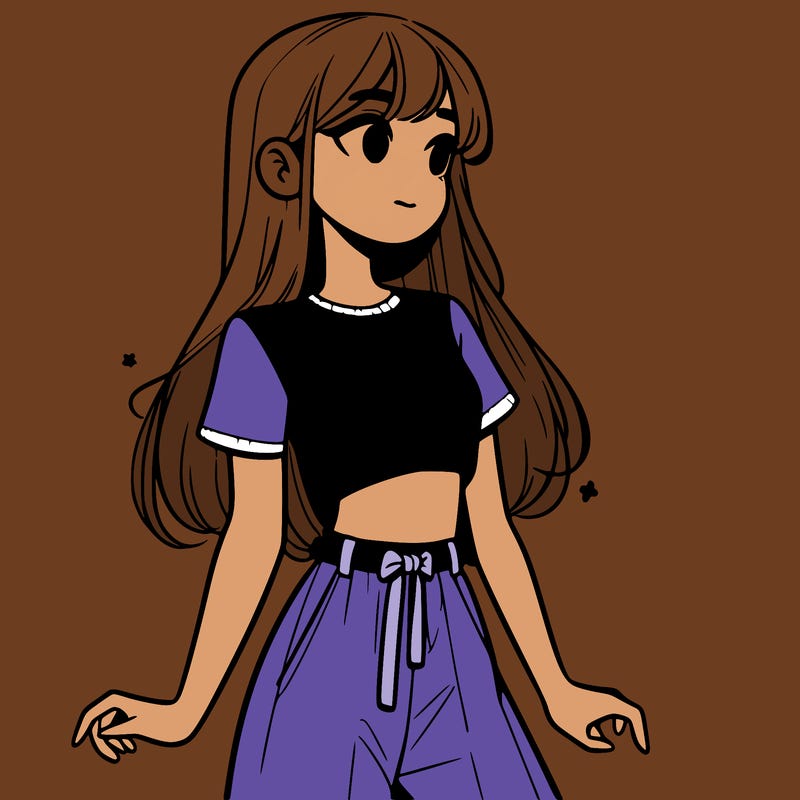 girl in a cute crop top