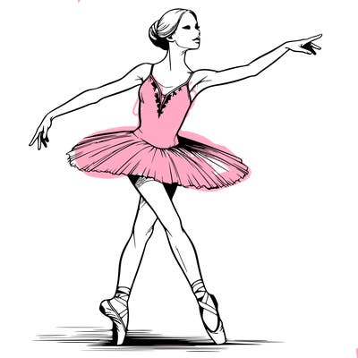 ballet dancer realistic