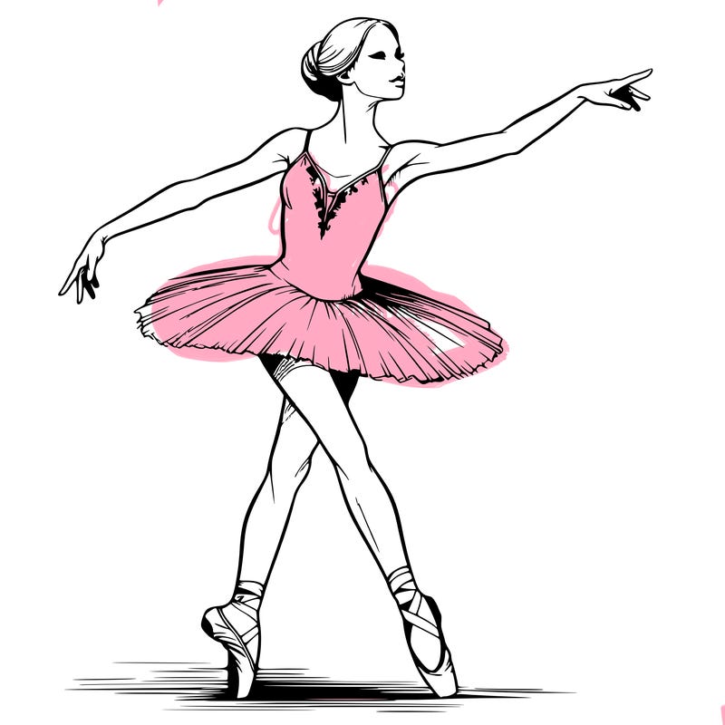 ballet dancer realistic