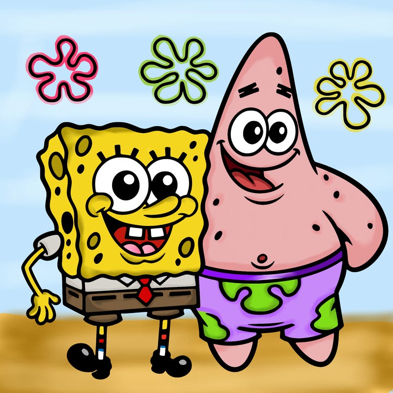 sponge bob with patrick