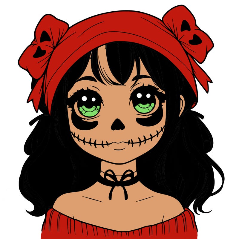 realistic girl halloween