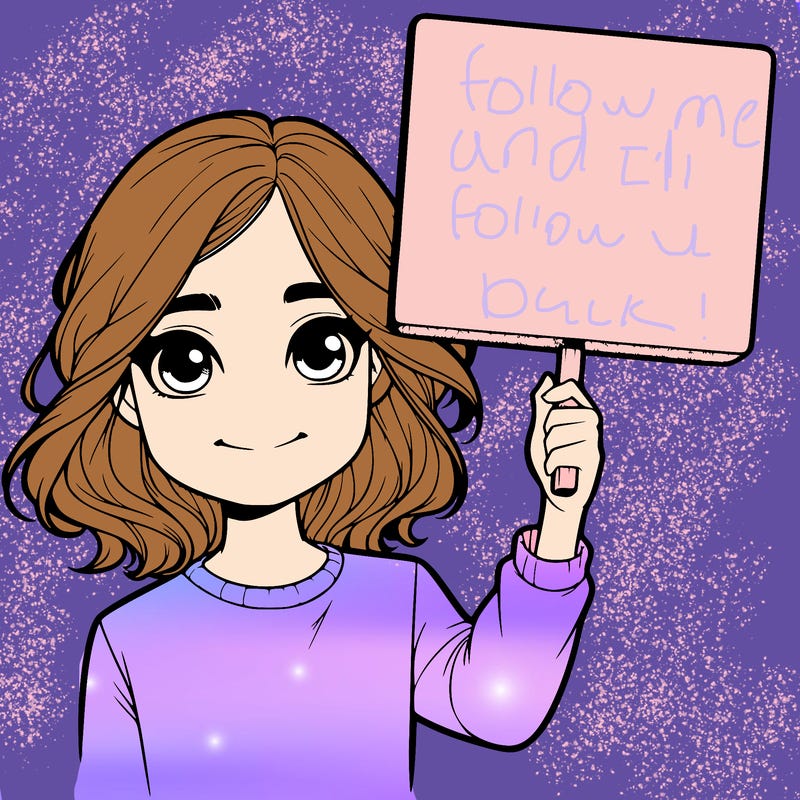 realistic girl holding up a sign