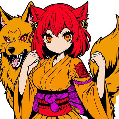 anime werewolf girl