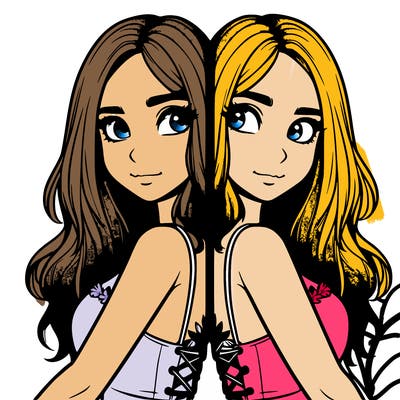 a realistic girl split