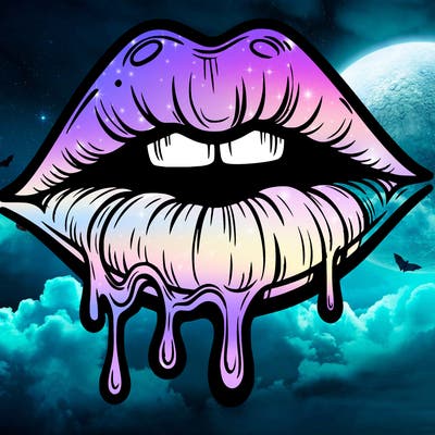 lips that look realistic and drip