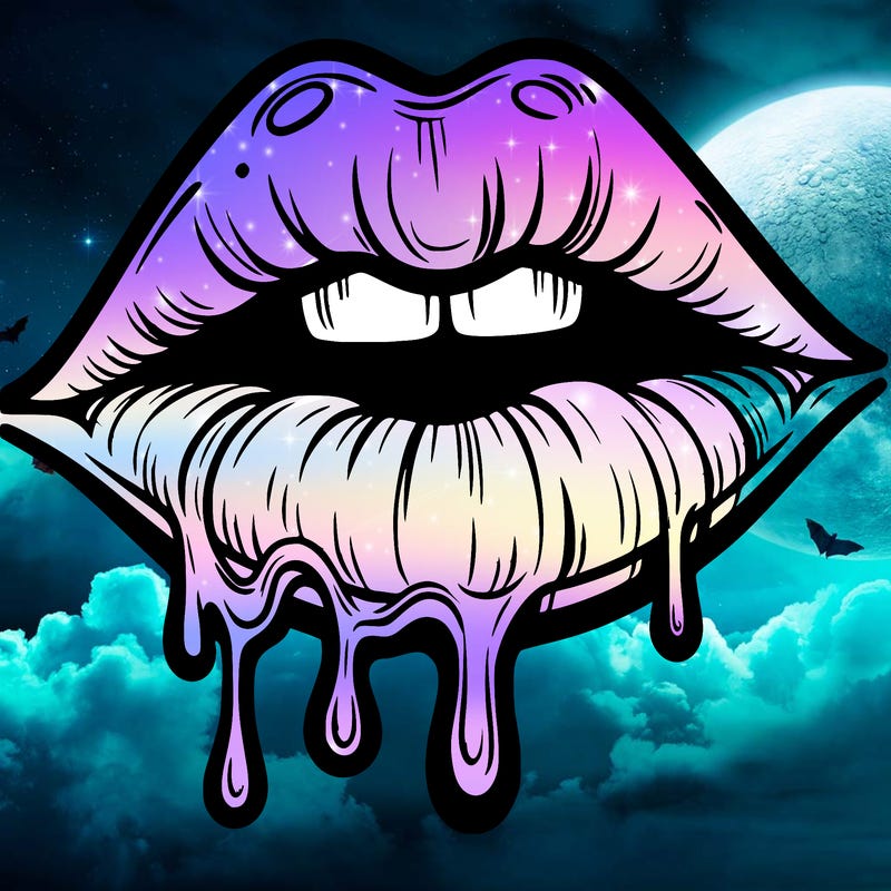 lips that look realistic and drip