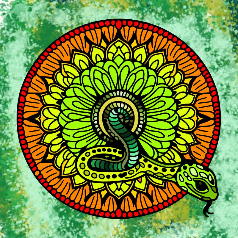 snake mandala