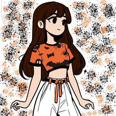 girl in a cute crop top