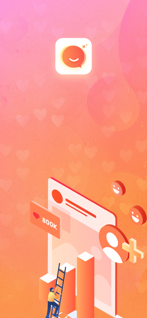 Toya - Graphic illustration of the Toya social networking app showing engagement metrics and profile features for international friends