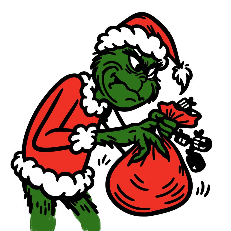 grinch stealing christmas
