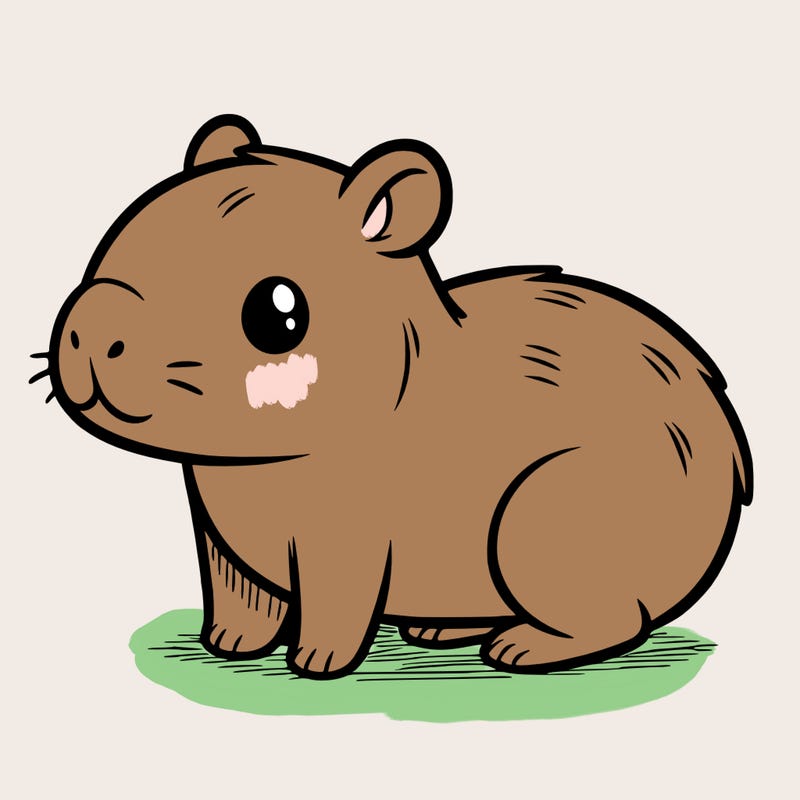 cute capybara