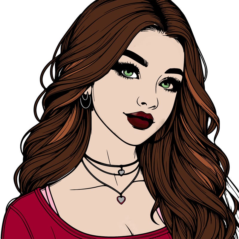 detailed realistic girl