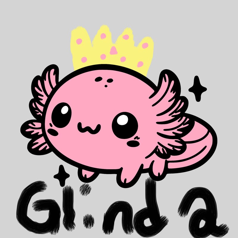 cute easy baby axolotl