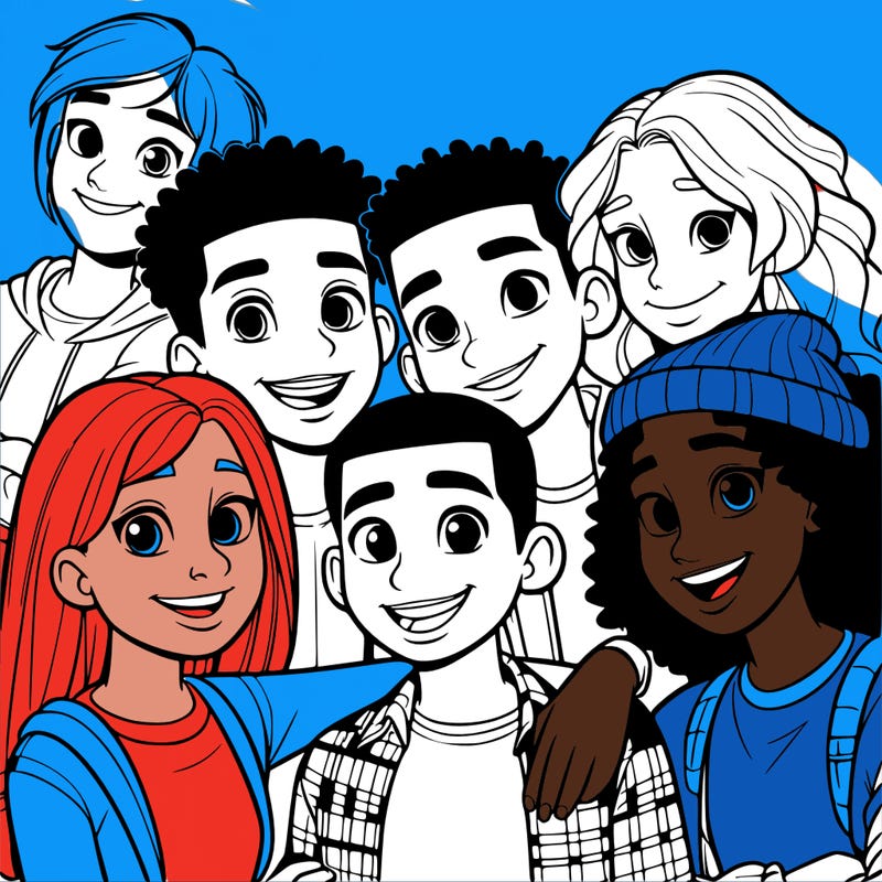 a mixed friend group