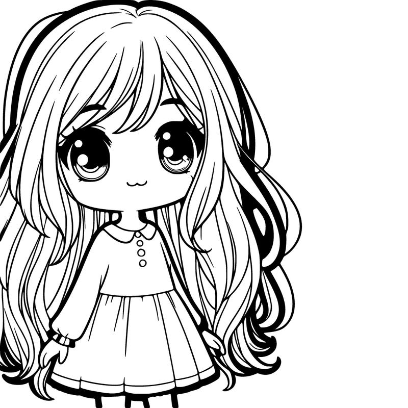 a little girl with long hair and wide eyes