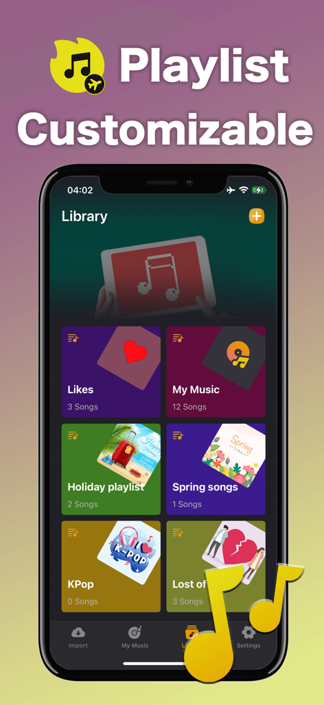 BeatFire: Offline Music Player - BeatFire offline music player library with customizable playlists