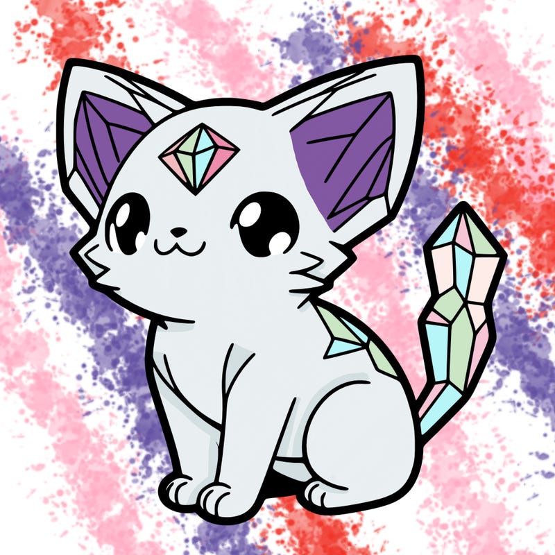 crystal kitten