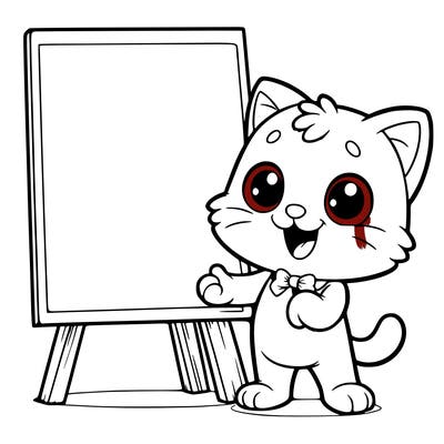 nothing a blank white