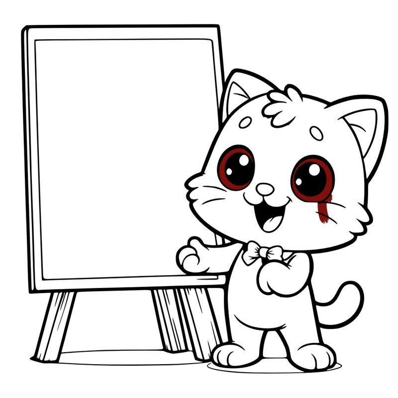 nothing a blank white